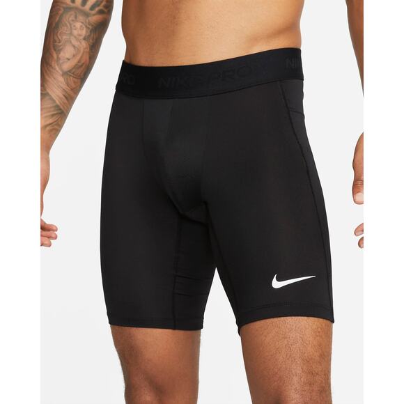 NWT Nike Pro Men's Dri-FIT Fitness Long Shorts in Black sz XL - Picture 1 of 8